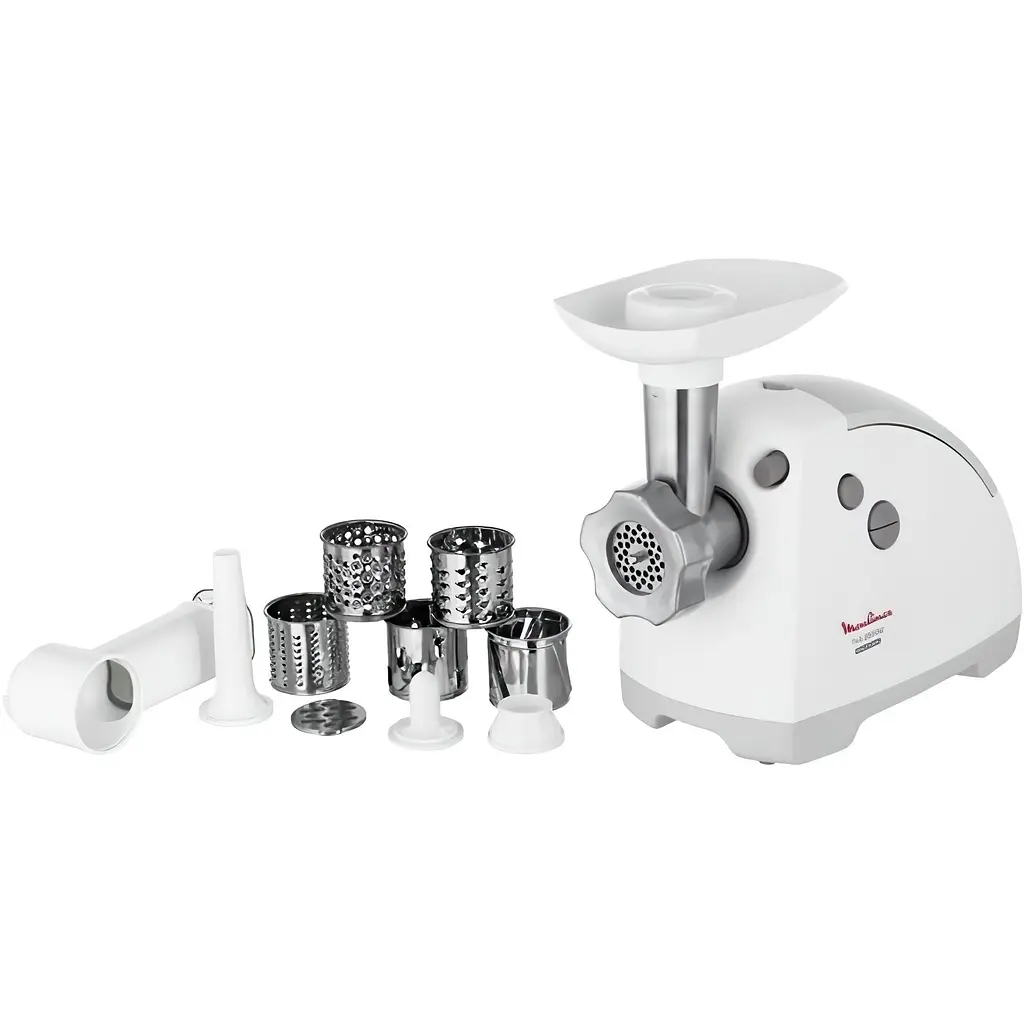 Мясорубка Moulinex 2000 Вт бело-серая (ME626132) - фото 2