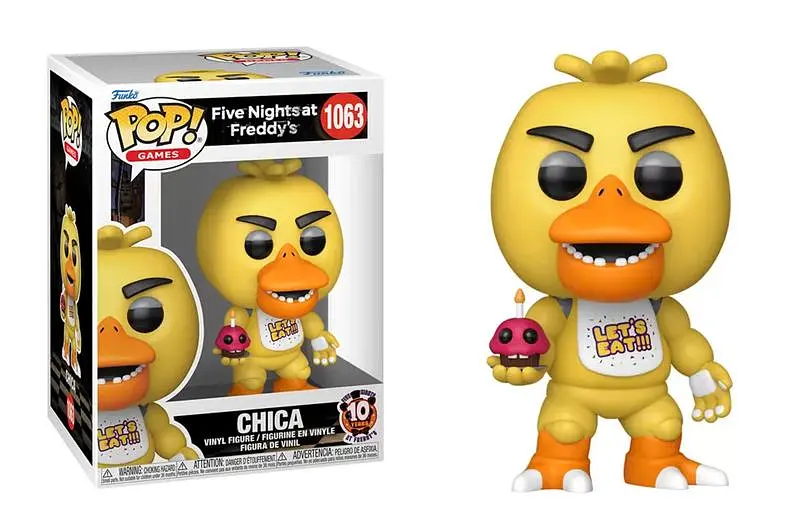 Ігрова фігурка персонаж відеоігри аніматронік Чіка Funko Pop! Games: Five Nights at Freddy's 87114
