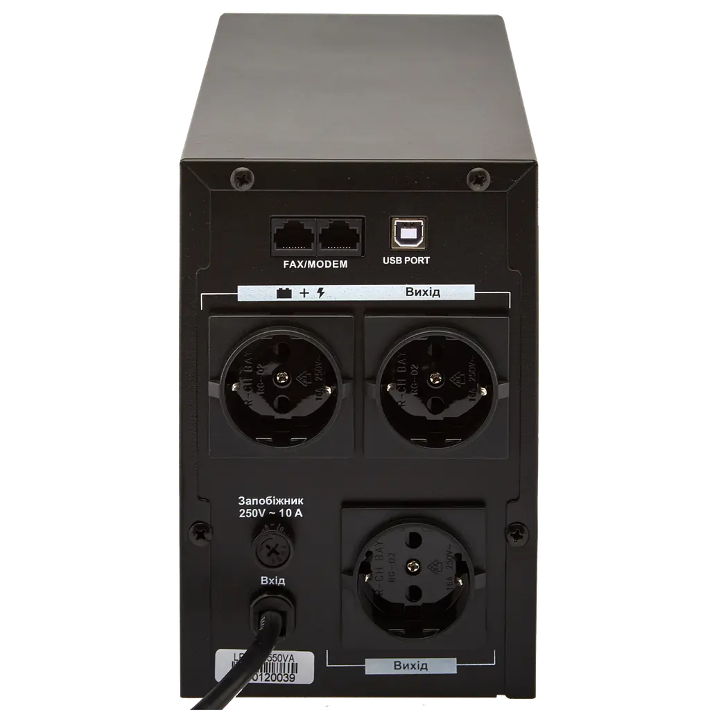 Лінійно-інтерактивне ДБЖ LPM-UL1250VA (875Вт) - фото 4