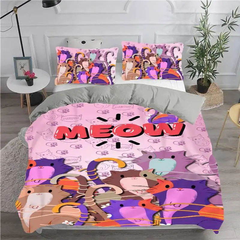 Постільна білизна з плюш-велюру Котики MEOW 2978 13504 215×150 см