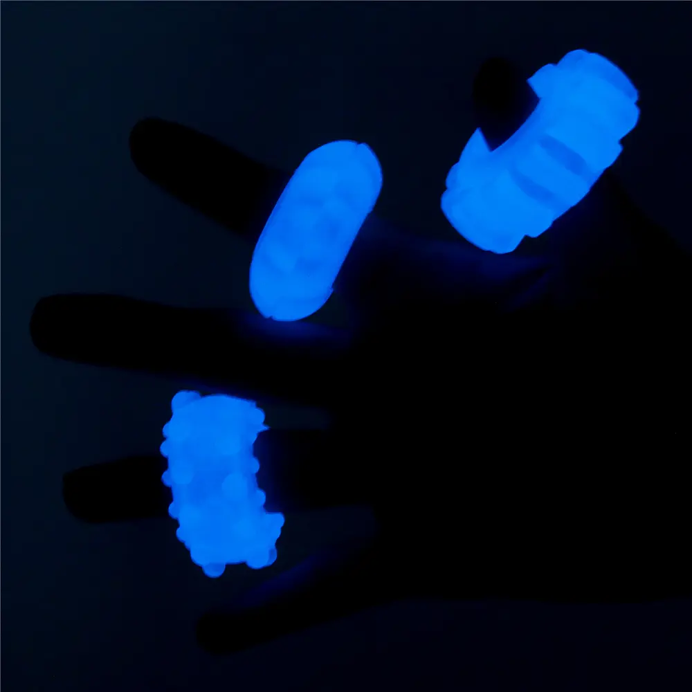 Набір ерекційних кілець Lumino Play Penis Ring білий - фото 7