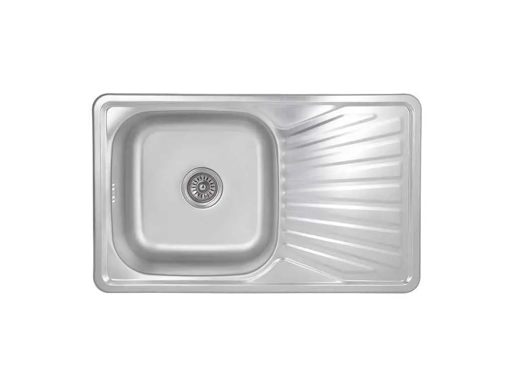 Мийка врізна Brinex 780х480х180мм 1 7848, Micro Decor 0,8мм BRIN7848MDEC08