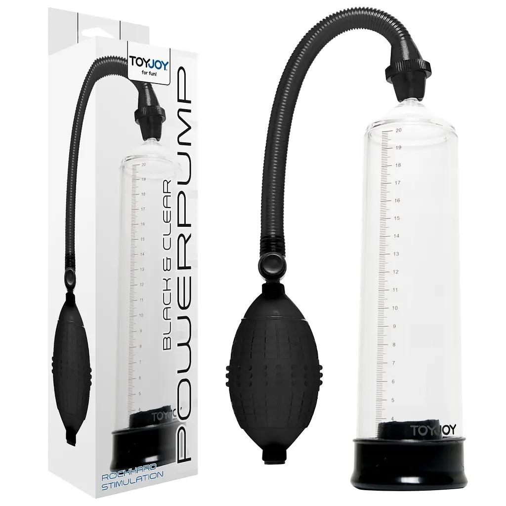 Помпа для пениса Toy Joy Pressure Pleasure Pump 20 см (прозрачный) - фото 2