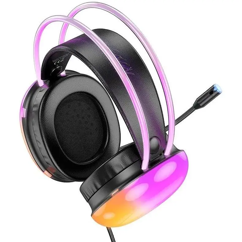 Наушники игровые Hoco W109 Plus usb 7.1 RGB - фото 4