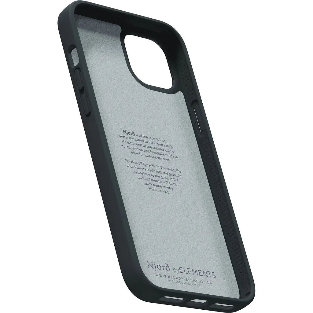 Чохол-накладка Njord Suede Comfort+ Case Black для iPhone 14 Plus (NA42CM00) - фото 5