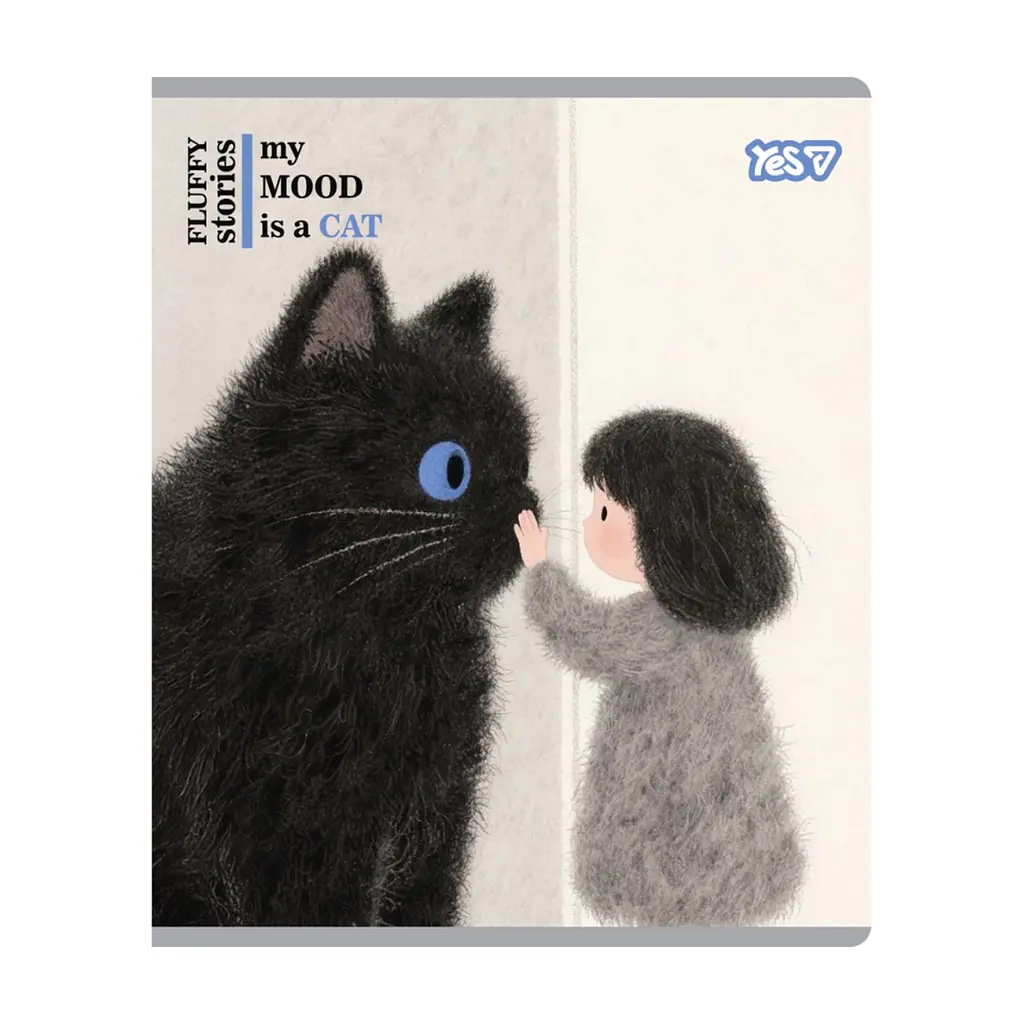 Зошит Yes My mood is a cat А5 12 аркушів клітинка (768604), в асортименті - фото 4