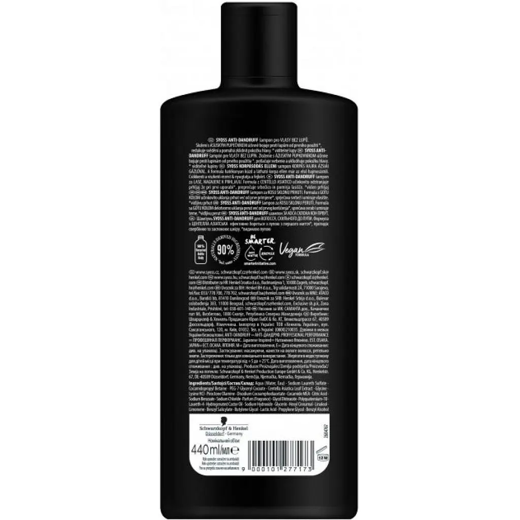Шампунь Syoss Anti-Dandruff з Центелою Азіатською 440 мл (9000101277173) - фото 2