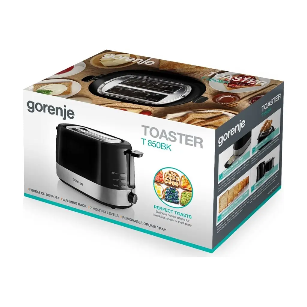 Тостер Gorenje T850BK - фото 2