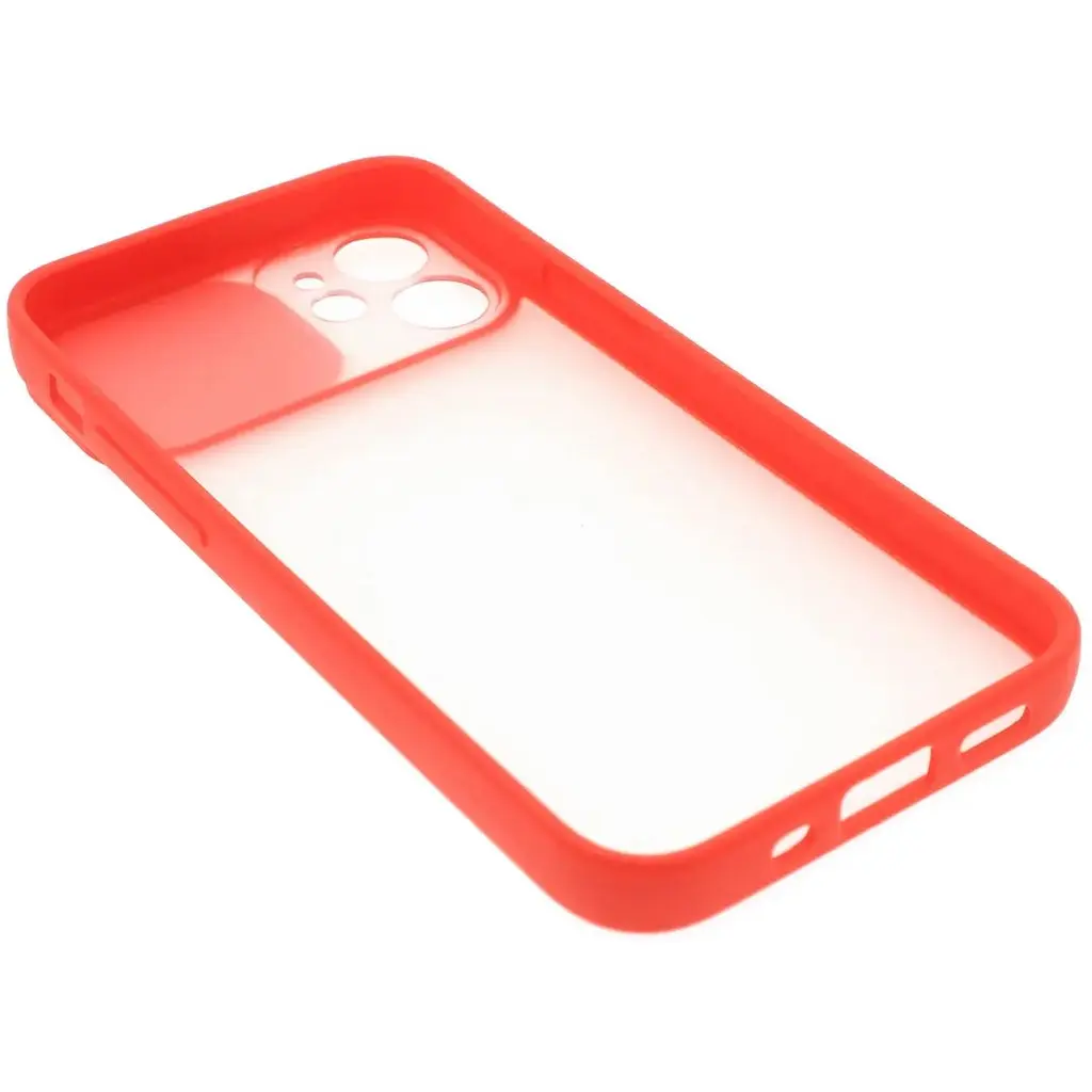 Чехол UFT для iPhone 12 mini силиконовый со шторкой, защищающей камеру Red - фото 3