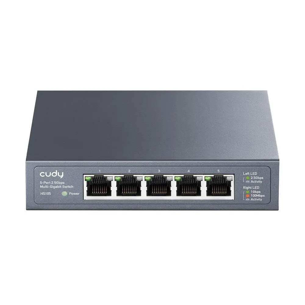 Комутатор 5-портовий некерований Cudy HS105 2.5G (73-00536) - фото 2