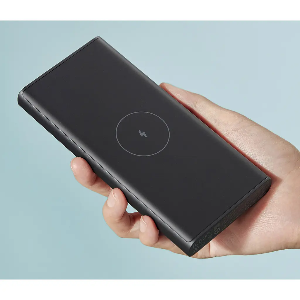 Внешний аккумулятор Xiaomi Mi Wireless Power Bank с беспроводной зарядкой 10W 10000 mAh Black [BHR5460GL] [73884] - фото 5