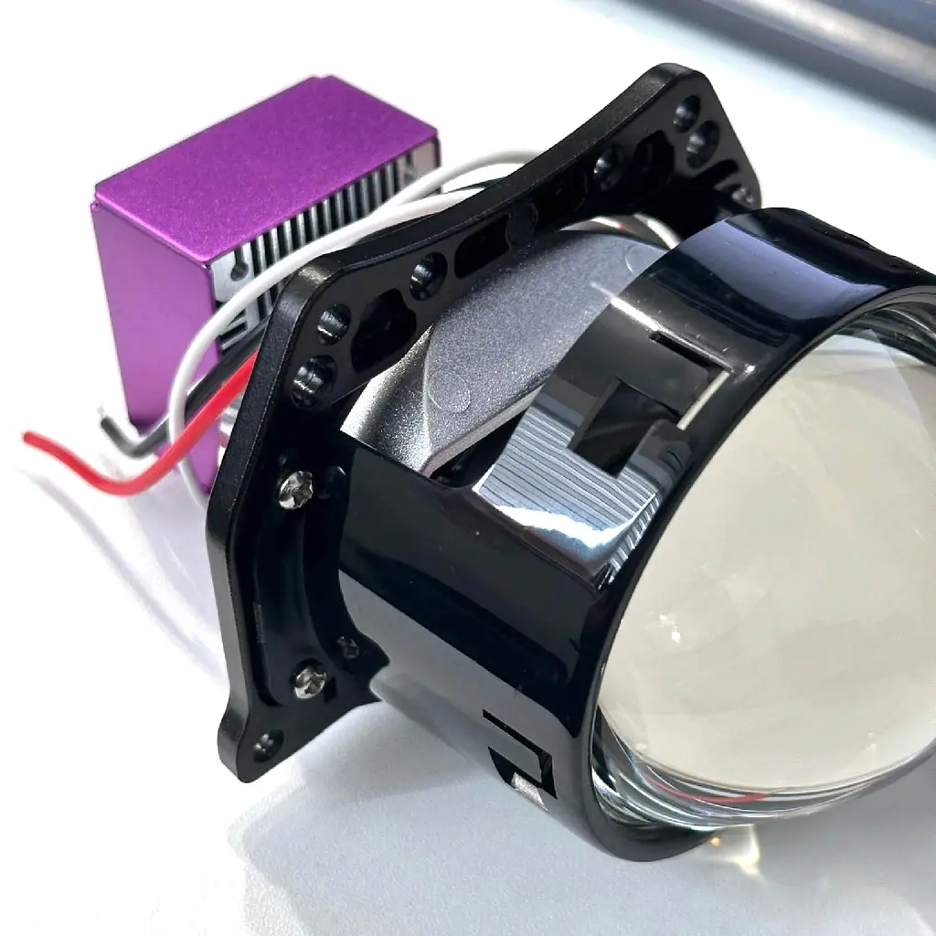 Автомобільні BI-LED лінзи D3" дюйма D76 мм A2 65 / 75Вт 5500К 2 шт. - фото 2