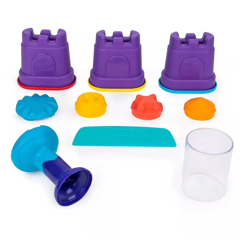 Набір кінетичного піску Kinetic Sand Райдужний мікс 383 г (71474) - фото 4