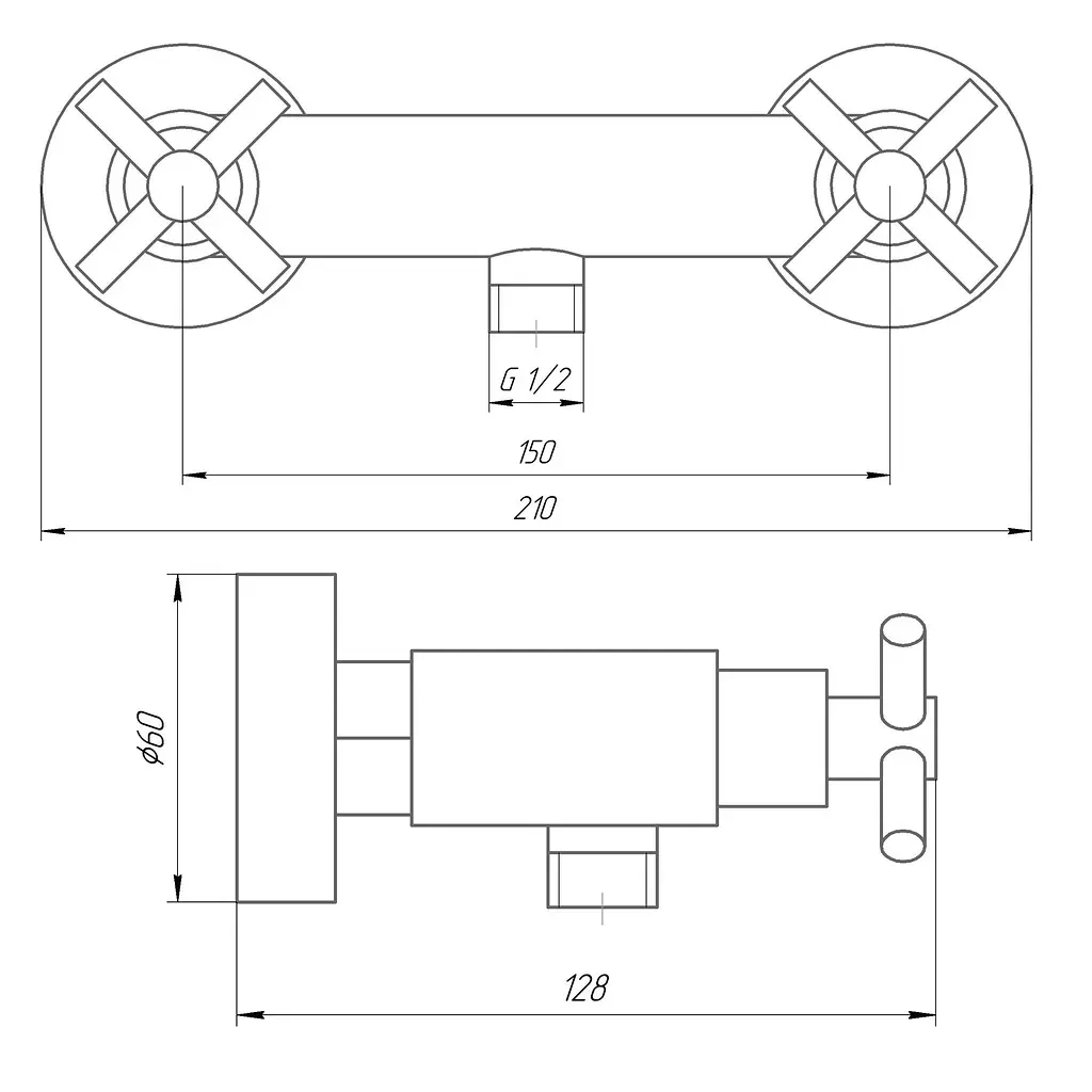 Смеситель для душа Globus Lux DUKAT SD4-105 - фото 3
