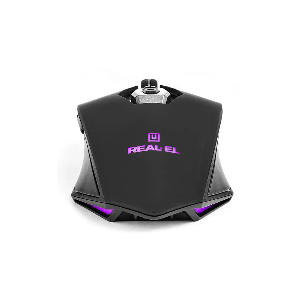 Мишка REAL-EL RM-525 USB Black (EL123200029) - фото 4