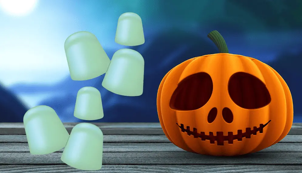 Жувальні цукерки Dots Halloween Ghost Chewy Gummy Candy 669г - фото 5