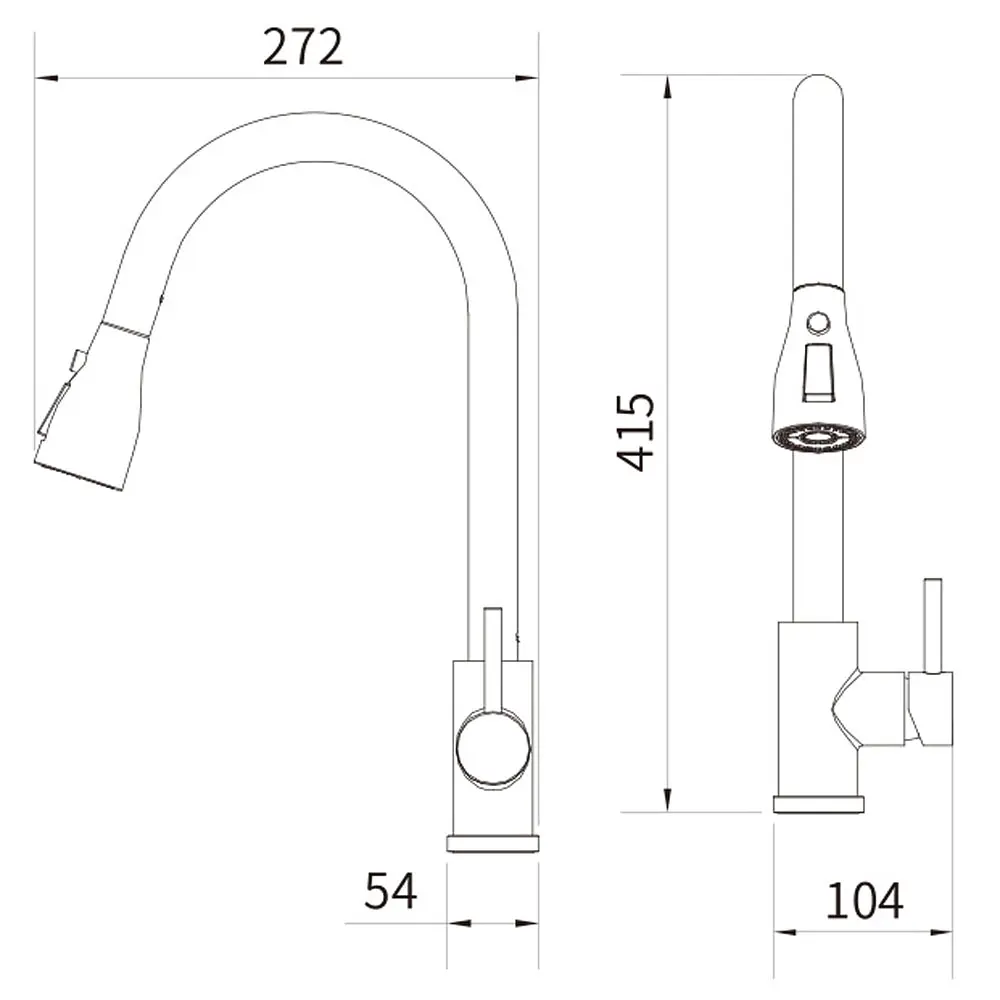 Висувний кухонний змішувач Xiaomi DIIIB Pull-out Kitchen Faucet (DXCF021) - фото 7