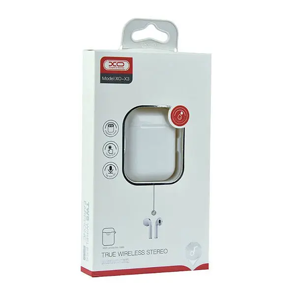 Блютуз Стерео Гарнитура XO X3 TWS Белый - фото 2