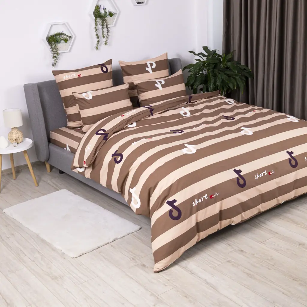 Постільна білизна ТЕП Soft Dreams Line Brown 70x70 двоспальна бязь коричнева - фото 3