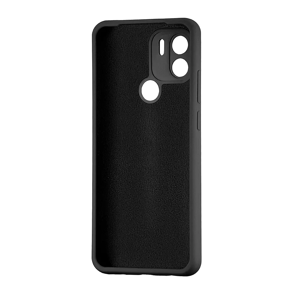 Чохол Silicone Case Xiaomi Redmi A1 Plus / A2 Plus / Poco C50 Black - фото 2