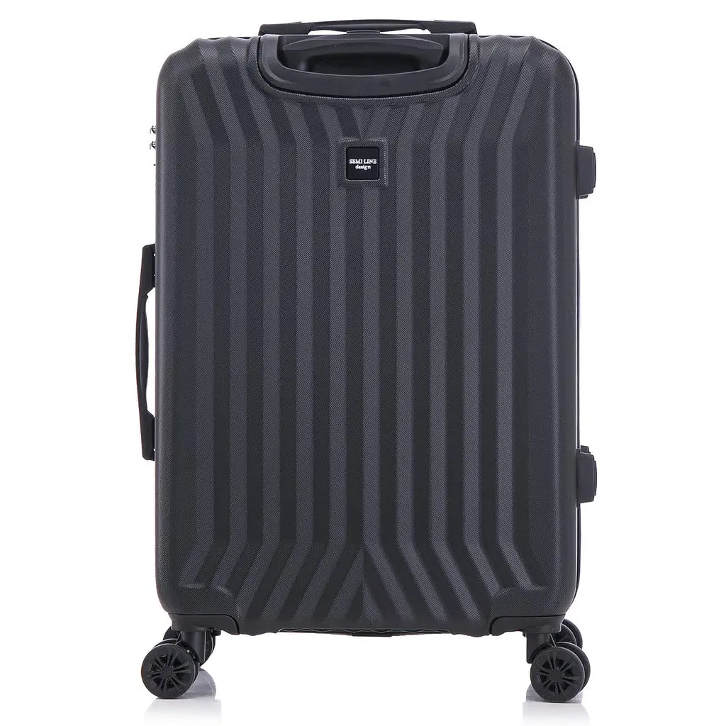 Валіза Semi Line 24" M Black (T5854-2) - фото 4