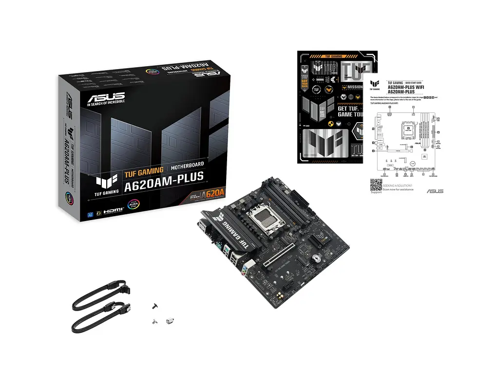 Материнская плата TUF GAMING A620AM-PLUS sAM5 A620 4xDDR5 HDMI DP mATX Asus teh0018937 - фото 3