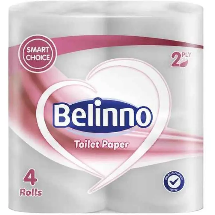Туалетний папір BELINNO 4шт 2шар целюлоза