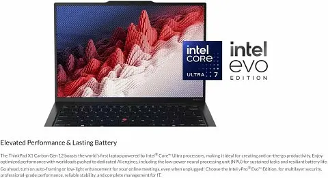 Ноутбук Lenovo ThinkPad X1 Carbon Gen 12 (21KC000MUS) - фото 7