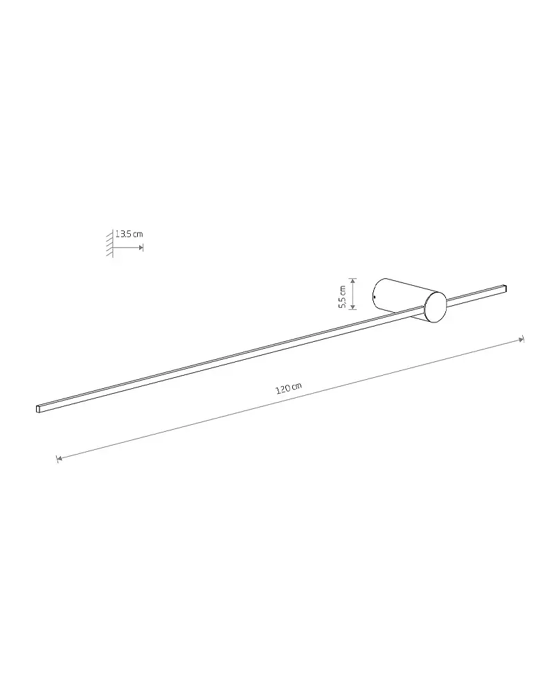 Бра, настенный светильник Nowodvorski 11381 Saber LED L 1x16W 3000K 540Lm IP20 оливковый - фото 7