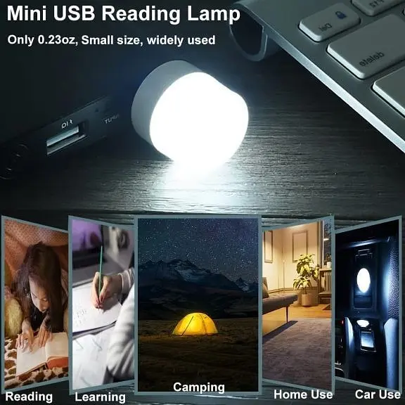 Портативний світильник-нічник LED від USB - фото 8