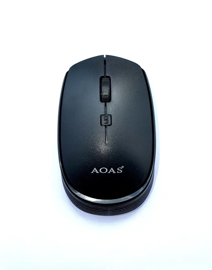 Мишка бездротова AOAS W02 4D/BT5.0/2.4Ghz/1600dpi/ чорна