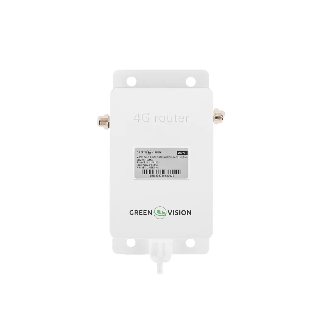 Вуличний (зовнішній) Wi-Fi роутер із цією картою GreenVision GV-001-OUT-4G - фото 3