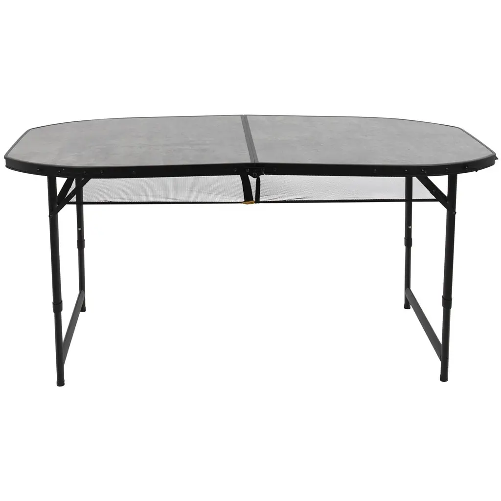 Стіл Bo-Camp Northgate Oval 150x80 cm Black/Grey (1404188) - фото 2