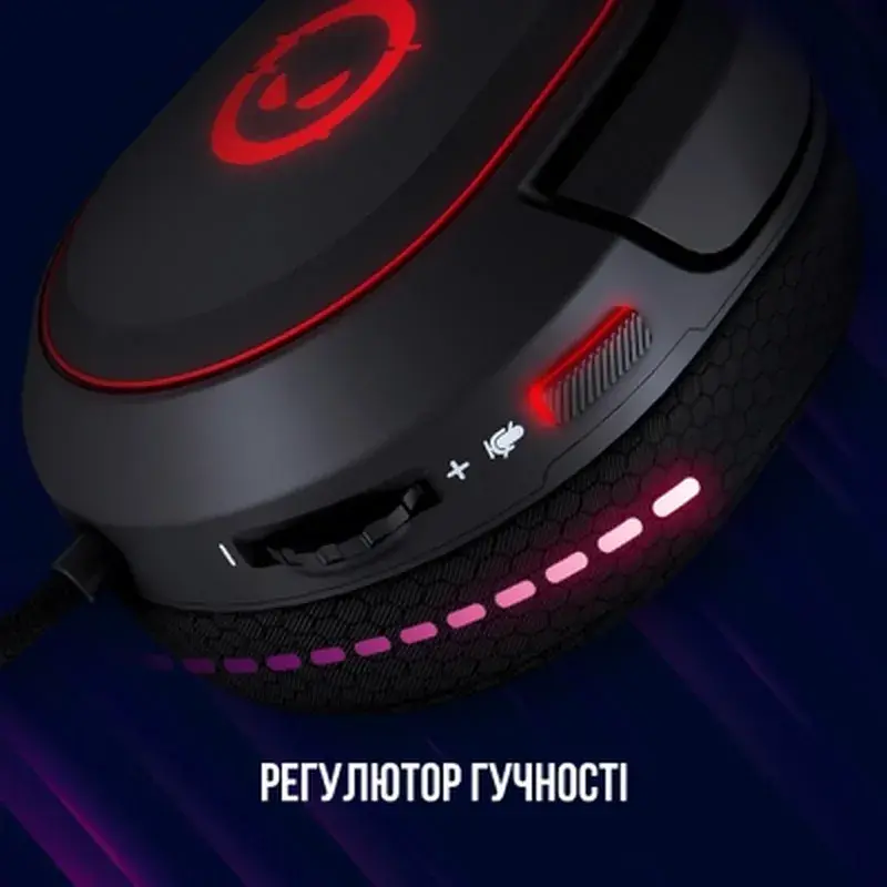 Навушники Lorgar Kaya 460 Gaming RGB USB Black (LRG-GHS460) - фото 8