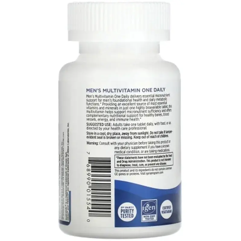 Вітамінно-мінеральний комплекс Nordic Naturals Мультивітаміни для чоловіків, Men's Multivitamin, One Daily, 30 таблеток (NOR-01554) - фото 7