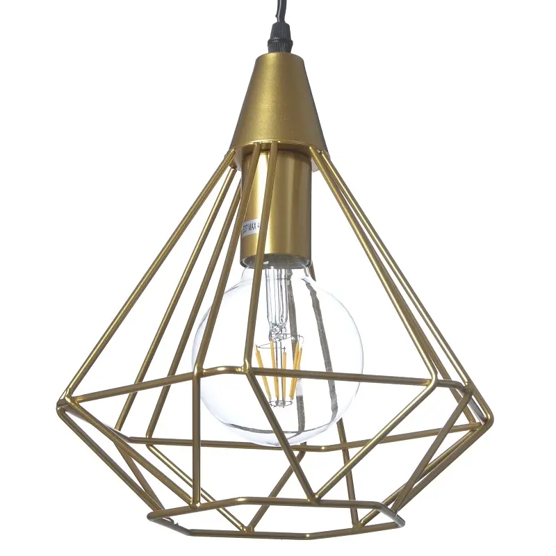 Люстра Brille подвесная лофт в спальню E27 60W G (BL-393S/1) - фото 7