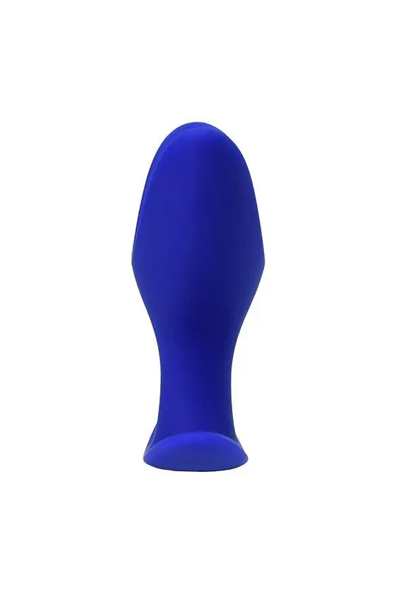 Анальна пробка ToDo Expander Plug Bloom M 9 см (синій) - фото 3