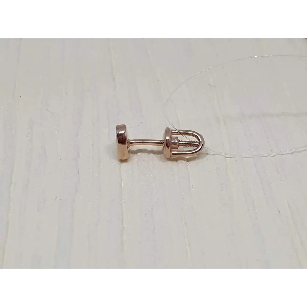 Золотая моносерьга-пуссета Sova jewelry house Сердечко. 2503031101 - фото 2