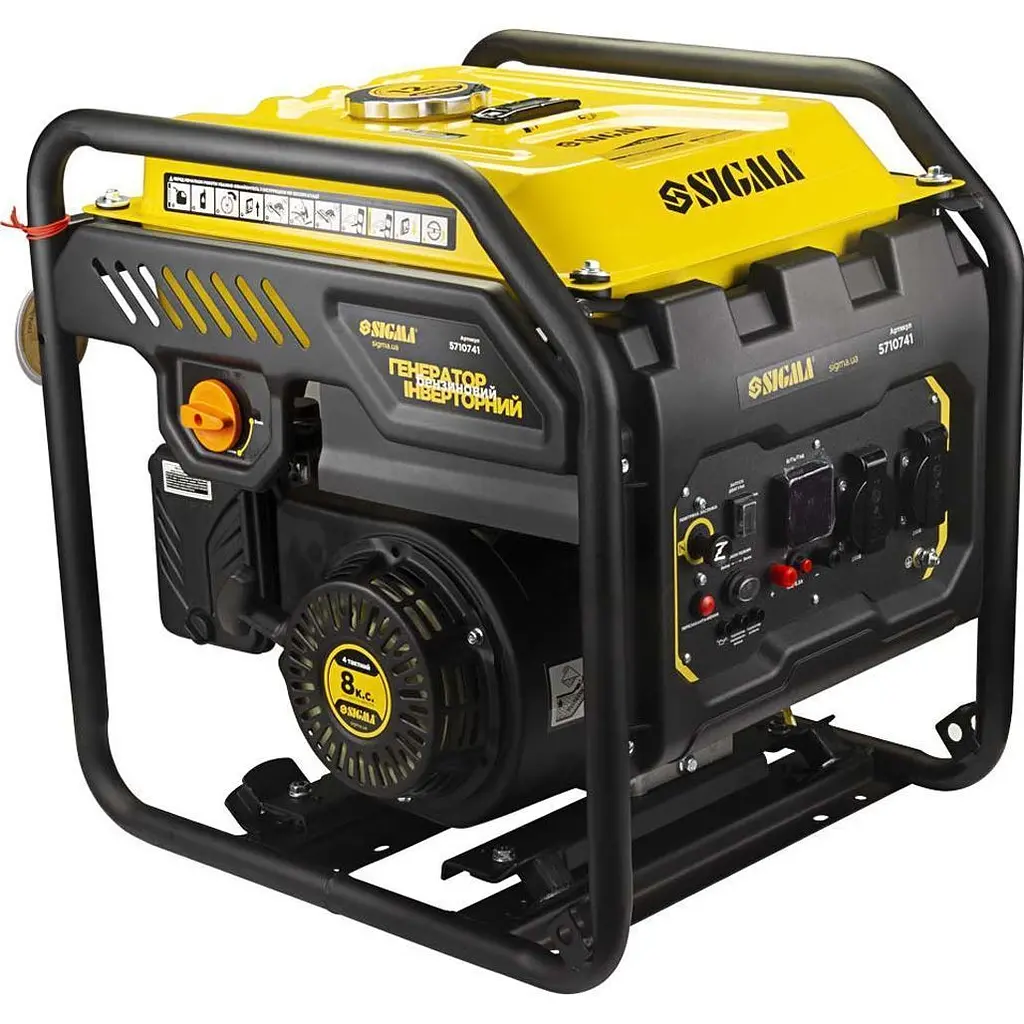 Інверторний бензиновий генератор Sigma 4.0/4.5 кВт (5710741) [159282] - фото 3