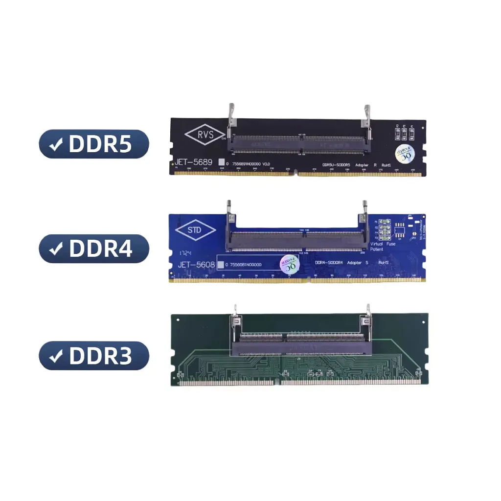 Конвертор Dynamode DDR5 Laptop SO-DIMM to Desktop DIMM RAM Memory (DM-DDR5-DIMM-Converter) - фото 4