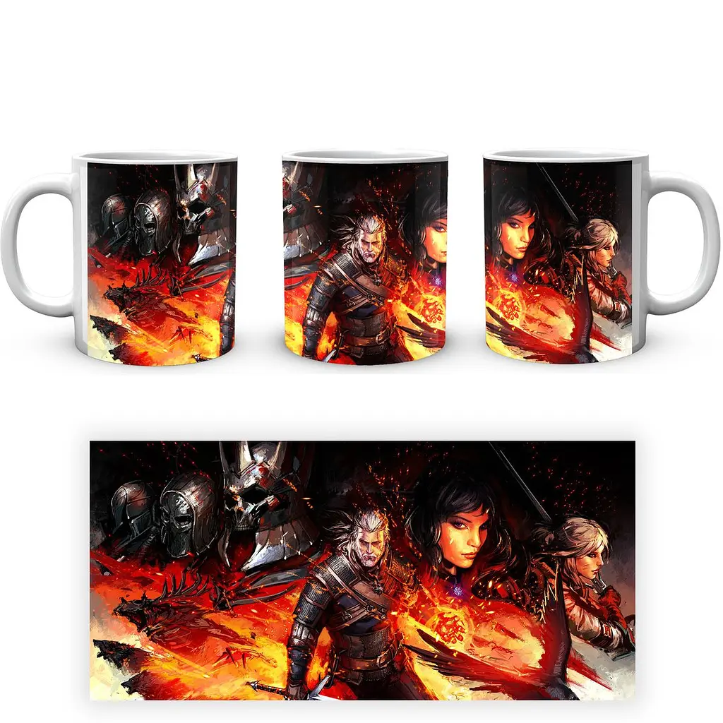 Кухоль GeekLand The Witcher Відьмак TW 002.031 330 мл білий - фото 4