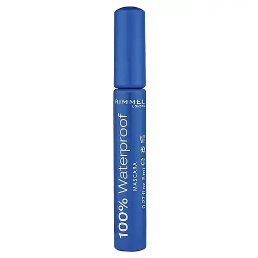 Тушь для ресниц Rimmel 100% Waterproof Mascara тон 02 (Brown Black) 8 мл (8000015255959) - фото 2