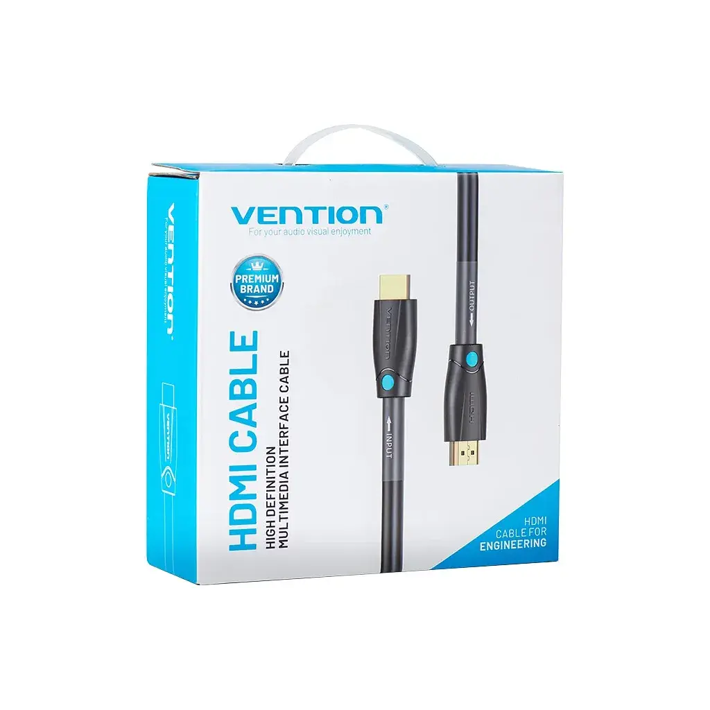 Кабель мультимедійний HDMI M to HDMI M 8.0m V2.0 4K60Hz black Vention (AAMBK) - фото 2
