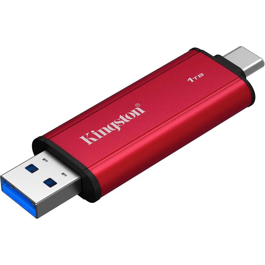 Зовнішній SSD накопичувач Kingston Dual Portable 1TB (SPSD/1TB) [155509] - фото 4