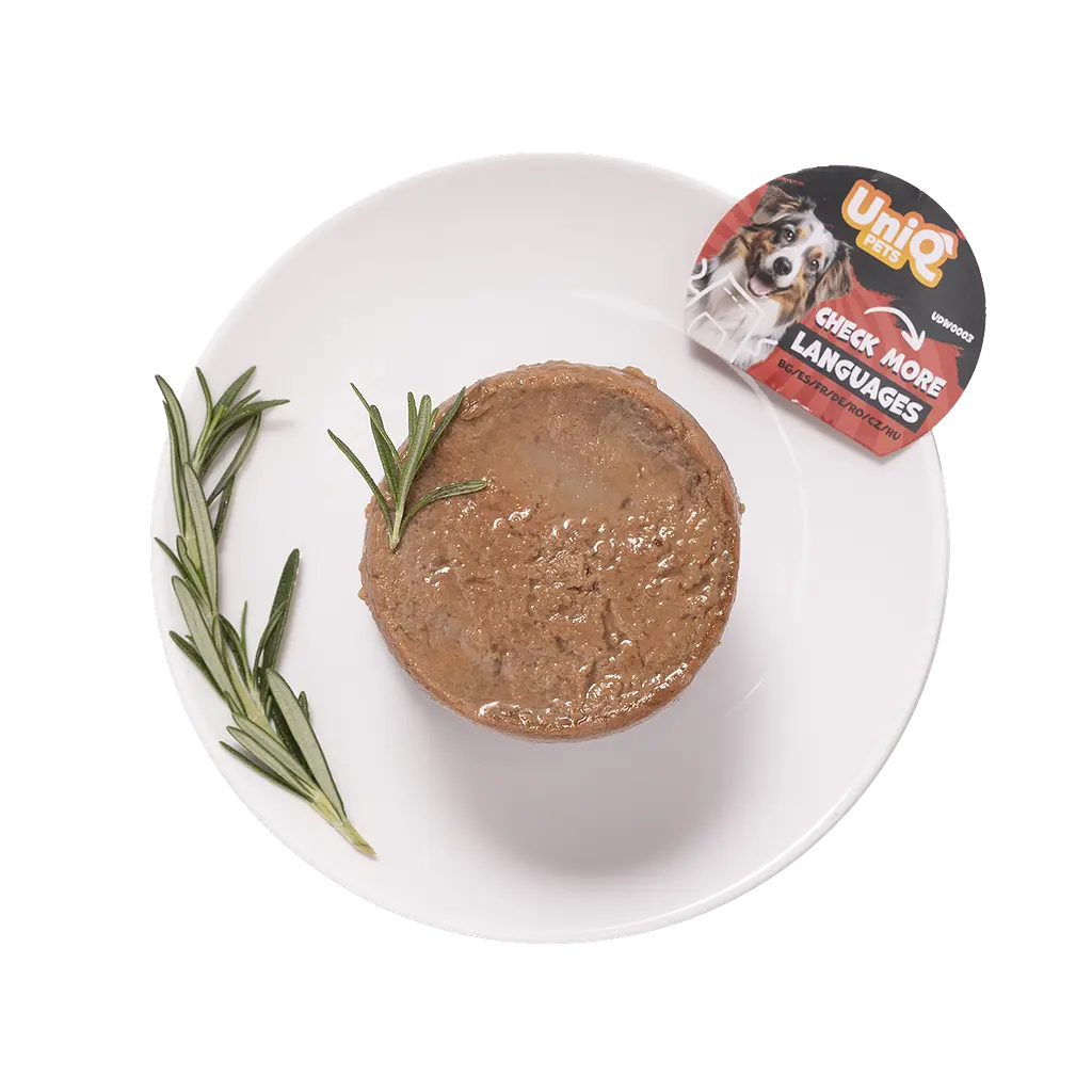 Консерви для собак UNIQ PETS DOG WET FOOD ROYAL BEEF з яловичиною, 375 г - фото 6