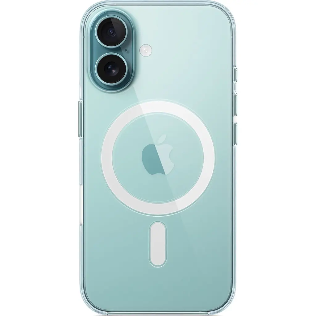 Чохол iLera with MagSafe для Apple iPhone 16 Transparent [125224] - фото 4