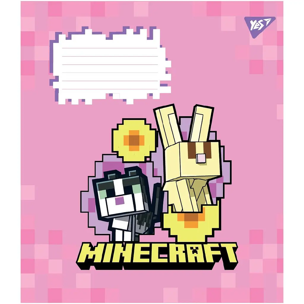 Набор тетрадей Yes Minecraft Flowers A5 в линию 12 листов 25 шт. (767584) - фото 5