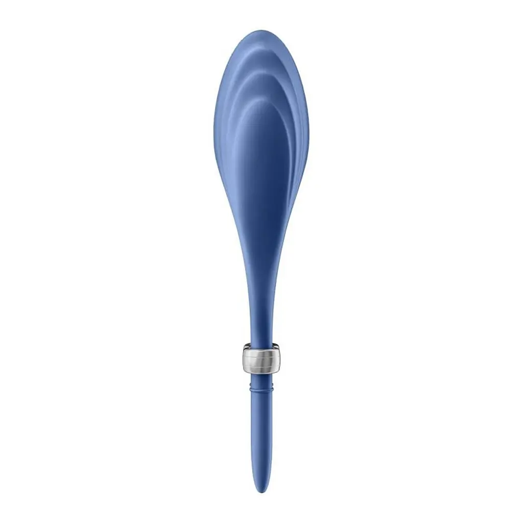 Ерекційне кільце Satisfyer Duelist Ring Vibrato 14.2 см синій - фото 4