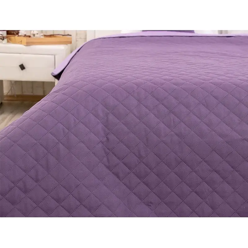 Покривало Руно двостороннє декоративне Violet 150х212 см фіолетове - фото 5