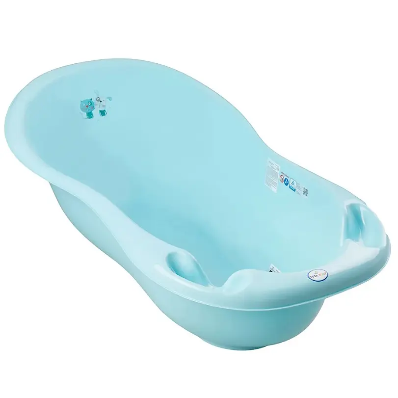 Ванночка с набором аксессуаров Tega Baby Кот и Пес 102 см light blue (PK-102-101) - фото 3